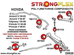 086202A: Zestaw zawieszenia przedniego SPORT Honda Prelude