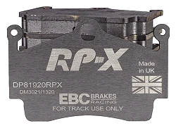 DP81920RPX Sportowe klocki hamulcowe RP-X Racing EBC Brakes Porsche Boxster 987 Boxster Spyder 987 Boxster 981 Boxster 718 Cayman 987 Cayman 981 Cayman 718 Porsche Boxster Boxster S Boxster