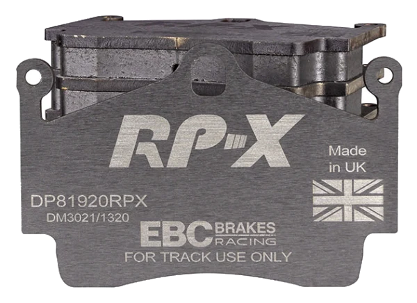 DP81920RPX Sportowe klocki hamulcowe RP-X Racing EBC Brakes Porsche Boxster 987 Boxster Spyder 987 Boxster 981 Boxster 718 Cayman 987 Cayman 981 Cayman 718 Porsche Boxster Boxster S Boxster