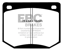 DP216 Klocki hamulcowe ULTIMAX2 EBC Brakes Saab 90 99 90
