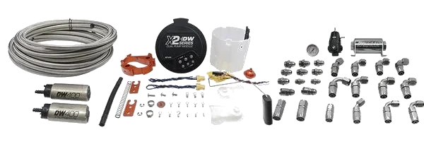 DeatschWerks X2 Series Fuel Pump Module with dual DW44 Pumps and Return Plumbing Kit for Hemi 2006+
