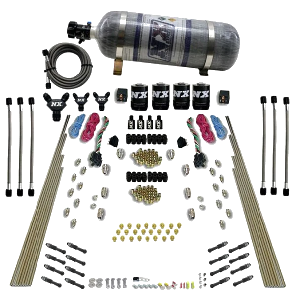 Dual Stage 8-Cyl Dry Direct Port Nitrous System 12LB Nitrous Express NX 93106-12