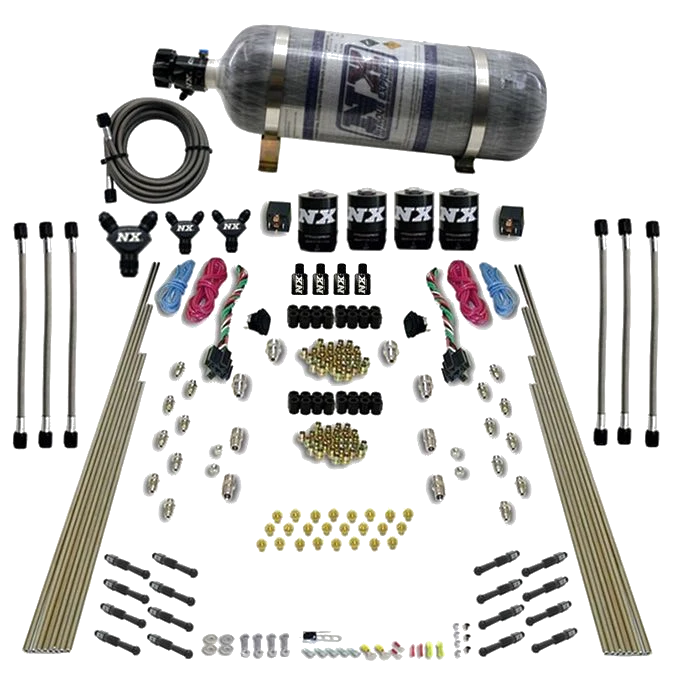 Dual Stage 8-Cyl Dry Direct Port Nitrous System 12LB Nitrous Express NX 93106-12