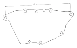 Adapter chłodnicy oleju Forge Motorsport FMOC7 Mini F56