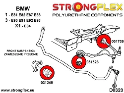 031526B: Tuleja wahacza przedniego BMW e81 e82 e87 e88