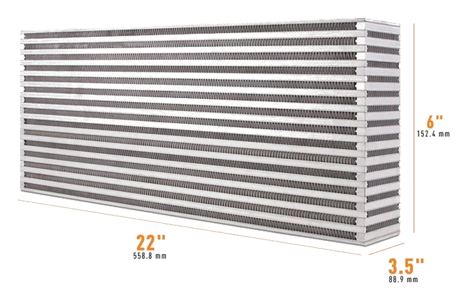 Uniwersalny rdzeń intercoolera Mishimoto 22.00" x 6.00" x 3.50"