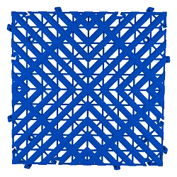 Podłoga modułowa panelowa FMIC.Pro do garażu warsztatu 40x40cm 30mm Niebieski