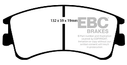 DP1465 Klocki hamulcowe ULTIMAX2 EBC Brakes Mazda 6 GG 6 GY