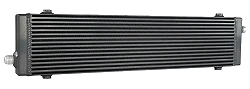 Chłodnica oleju FMIC.Pro 580x140x40 asymetryczne wloty czarna