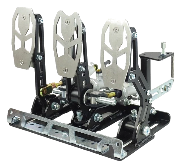 Pedalbox Kart Cross SMG Mocowany do Podłogi z Podparciem Stopy RacingPedalBoxes