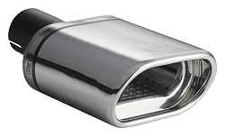 Uniwersalna końcówka tłumika owalna 145×75mm długość 200mm średnica montażowa 45mm - N1-21-1D/45