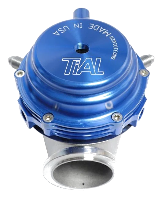 Zawór Wastegate Tial MVR 44mm Niebieski, Wszystkie sprężynki
