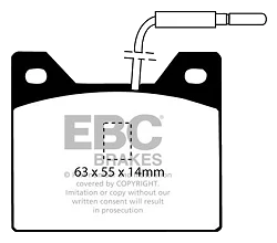 DP122 Klocki hamulcowe ULTIMAX2 EBC Brakes Peugeot 504 504 Saloon