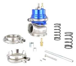 Wastegate JR.Spec V-Band 54mm niebieski
