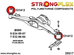 036173B: Kompletny zestaw zawieszenia BMW e32