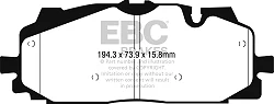 DP42277R Klocki hamulcowe YELLOWSTUFF EBC Brakes Audi A6 A7 A8 Q7 Q8 RS4 RS5 S4 S5 SQ5 VW Touareg