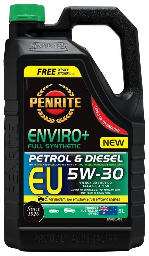 Olej silnikowe Penrite Enviro + EU 5W30 Full Synthetic 5L