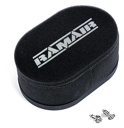 Ramair Carburettor Foam Air Filter with Baseplate for Pierburg 2E2 2E3 2E-E 65mm