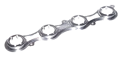 RTMG Performance R8 Coil Adapter for TU5 NFU and NFX Silver