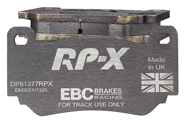 DP81377RPX Sportowe klocki hamulcowe RP-X Racing EBC Brakes CATERHAM 7 7 Race Upgrade 7 CSR GTM Libra Lotus Elise Series 2 Elise Series 3 Europa Exige Series 2 MG F Trophy TF MINI ZENOS E10