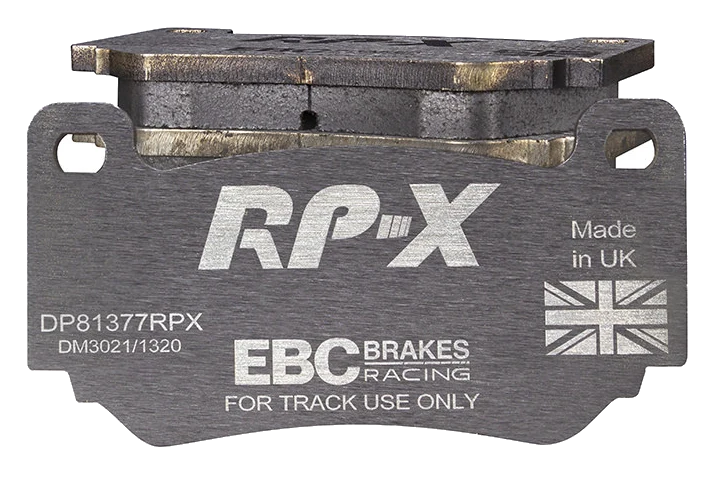 DP81377RPX Sportowe klocki hamulcowe RP-X Racing EBC Brakes CATERHAM 7 7 Race Upgrade 7 CSR GTM Libra Lotus Elise Series 2 Elise Series 3 Europa Exige Series 2 MG F Trophy TF MINI ZENOS E10