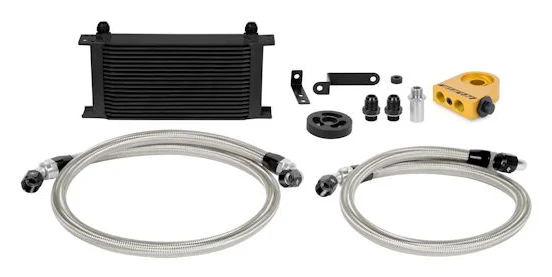 Zestaw chłodnica oleju z termostatem Mishimoto Subaru WRX 2008-2014 Czarna