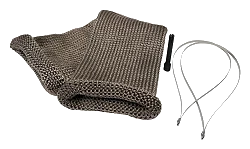 Titanium™ Knit Exhaust Sleeve - 10cm x 61cm (4" x 24") DEI-10040