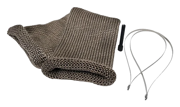 Titanium™ Knit Exhaust Sleeve - 10cm x 61cm (4" x 24") DEI-10040