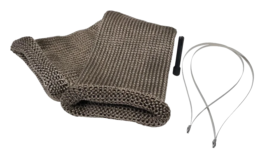 Titanium™ Knit Exhaust Sleeve - 10cm x 61cm (4" x 24") DEI-10040