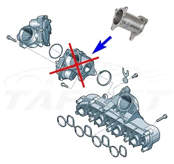 Zamiennik zaworu EGR VW VW Crafter Amarok z silnikami 2.0 3.0 TDI - F_EGR_23/ZU