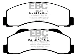 DP61855 Klocki hamulcowe GREENSTUFF EBC Brakes Ford Expedition Lincoln Navigator Ford Expedition F150 F150 SVT Raptor Lincoln Navigator F15