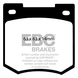 DP3106C Klocki hamulcowe REDSTUFF EBC Brakes SUNBEAM Tiger
