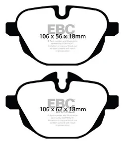 DP62047 Klocki hamulcowe GREENSTUFF EBC Brakes BMW X3 F25 X3 G01 X4 F26 X4 G02