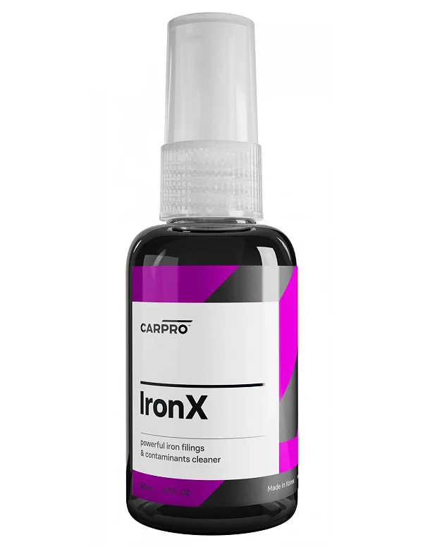 CAR PRO IronX Iron Remover deironizer do usuwania zanieczyszczeń metalicznych krwawa felga 50ml