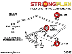 031195A: Tuleja wahacza przedniego SPORT BMW e30