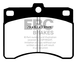 DP685 Klocki hamulcowe ULTIMAX2 EBC Brakes Daihatsu Domino Daihatsu COMMERCIAL PERODUA Nippa PIAGGIO Porter HiJet