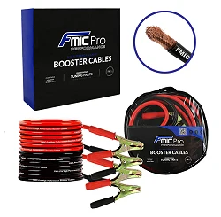 Przewody rozruchowe Fmic.Pro – 4,5m 75mm² 1500A do aut osobowych 12V i 24V - FP-BCABLES-4.5