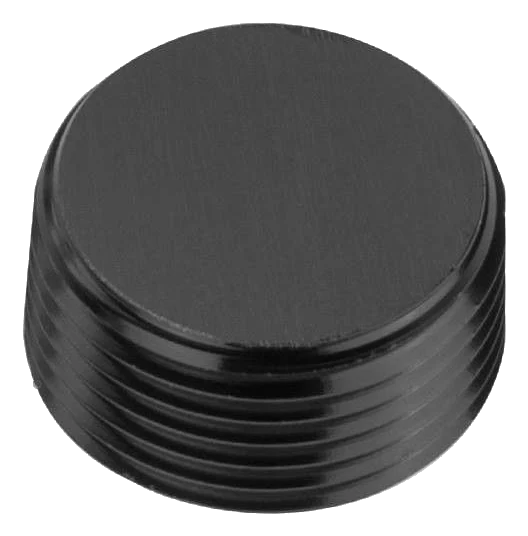 1 NPT Korek adapter zaślepka Czarny