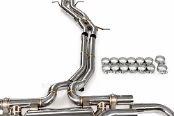 Aktywny układ wydechowy z klapami Cat-Back Dual Flow FMIC.Pro Porsche Cayenne 9YA Coupe 9YB 3.0L 2018-2022