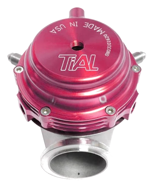 Zawór Wastegate Tial MVR 44mm Czerwony, Wszystkie sprężynki