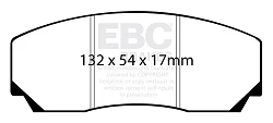 DP5002/2SS Klocki hamulcowe BLUESTUFF NDX EBC Brakes - DP5002/2SS