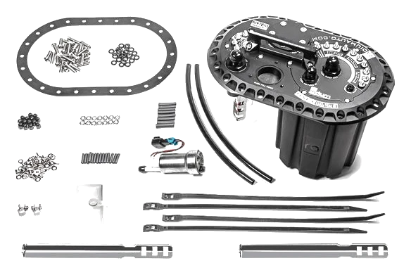 FCST-X Fuel Cell Surge Tank 2 Surge Pumps 1 Lift Pumps Included Walbro GSS342 Radium Engineering