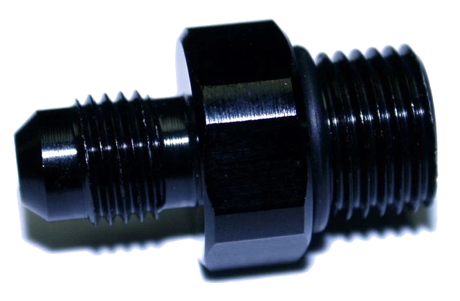 AN4 Bottle Valve Nipple for New Style Lightning 45 Bottle Valve Nitrous Express NX 11721