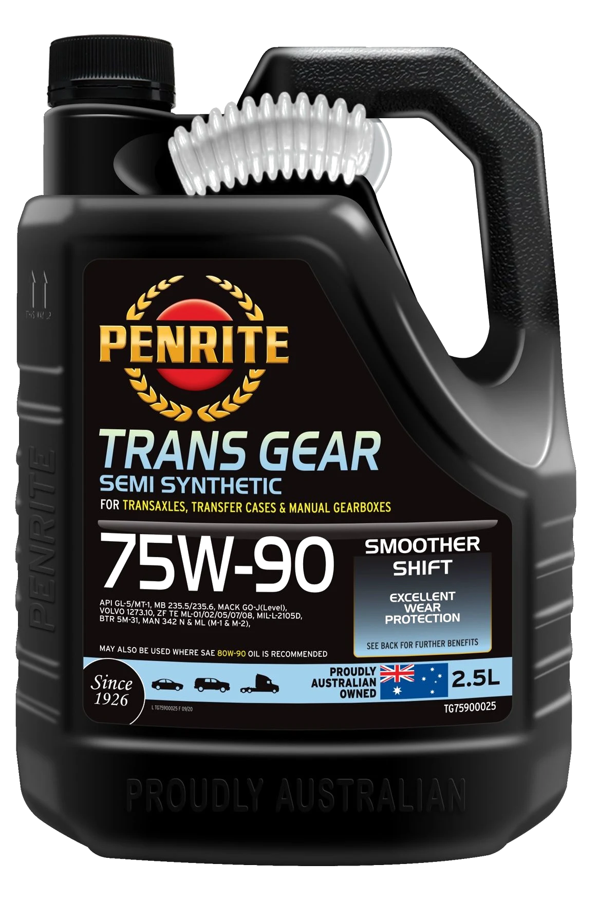 Olej przekładniowy Penrite Trans Gear 75W90 Semi Synthetic 2.5L