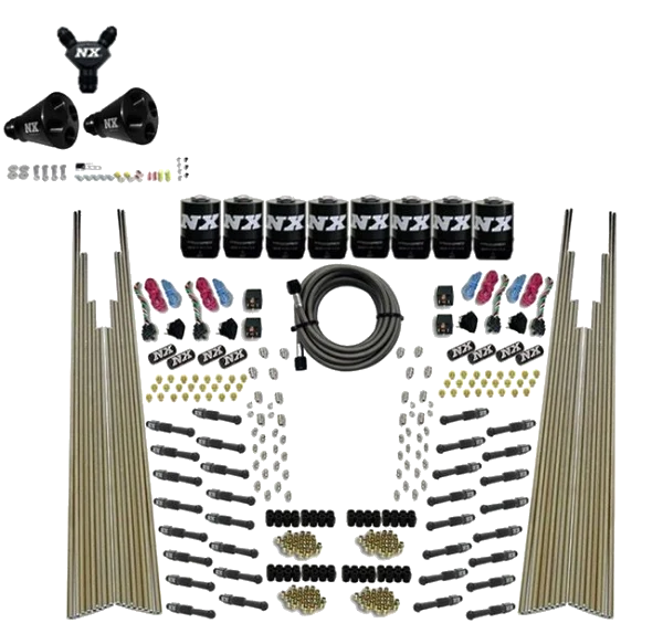 Four Stage 8-Cyl Dry Direct Port Nitrous System without Bottle Nitrous Express NX 93306-00
