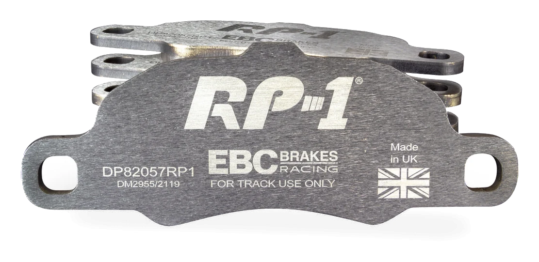 DP82057RP1 Sportowe klocki hamulcowe RP-1 Racing EBC Brakes Porsche 911 991 Boxster 981 Boxster Spyder 981 Boxster 718 Cayman 981 Cayman 718 Porsche 911 997 911 991 Boxster Boxster S Boxster