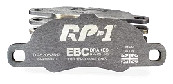 DP82057RP1 Sportowe klocki hamulcowe RP-1 Racing EBC Brakes Porsche 911 991 Boxster 981 Boxster Spyder 981 Boxster 718 Cayman 981 Cayman 718 Porsche 911 997 911 991 Boxster Boxster S Boxster