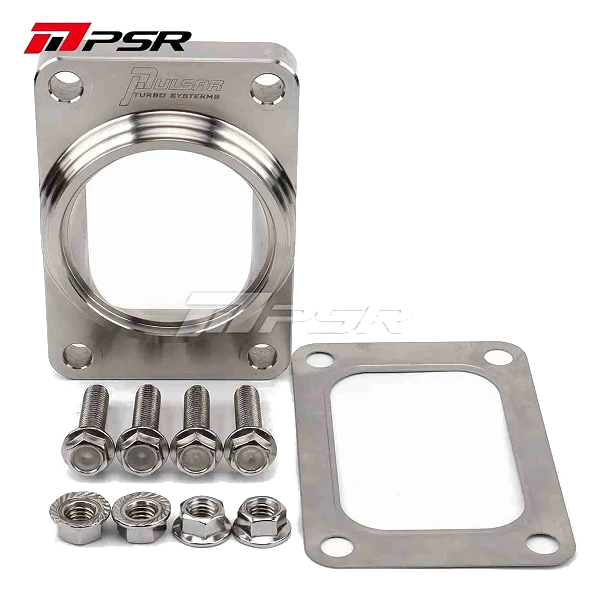 Pulsar PSR Billet Transition Flange T6 Open to 3" OD Tubing (Hardware Kit Included)