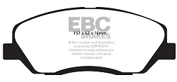 DP41783R Klocki hamulcowe YELLOWSTUFF EBC Brakes Hyundai Genesis BH Grand Sante Fe Santa Fe 2nd Gen Santa Fe 3rd Gen KIA Sorento Ssangyong Rexton Y400 Hyundai Entourage Santa Fe CM Santa Fe