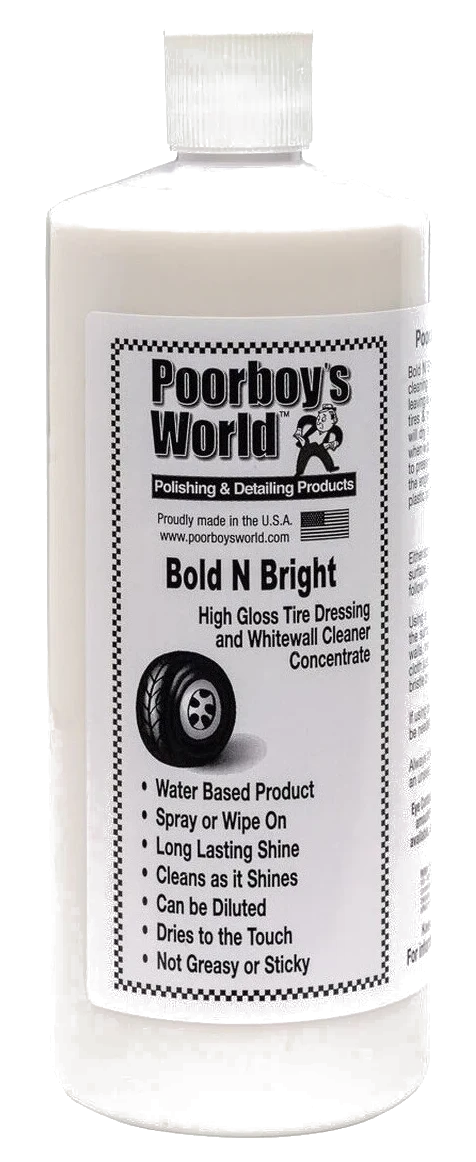POORBOY'S WORLD Bold N Bright Tire Dressing do opon 946ml